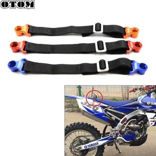 OTOM Motorcycle Rear Motorcycle Dirt Bike Motocross Seat Rescue Pull Strap Sling Belt C1 for HONDA KAWASAKI SUZUKI Dirt bike
