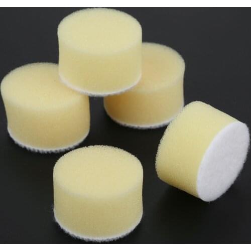 Yetaha 20pcs 1 Inch 25 mm Sponge Polishing Pad Buffing Wheel Wax For Car Polisher Hand Tool Auto Paint Maintenance Care Clean