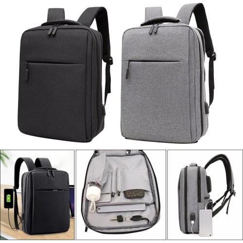 Laptop Backpack With USB Charging Port Travel Shoulder Notebook School Bags