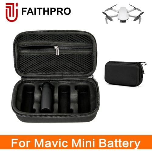 Specially designed battery storage box for DJI Mavic mini Handbag with compartment Battery storage bag