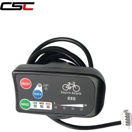 LED Display 24V 36V 48V Electric Bicycle KT LED LED880 ebike Control Panel Display Electric Bike Parts for KT Controller