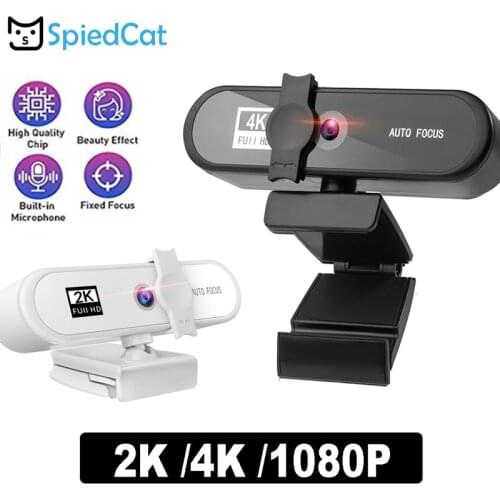 HD Full 1080P 4K 2K PC Webcam Web Cam Computer WebCamera USB Webcam Cover Mini Camera With Microphone kamera internetowa Camera
