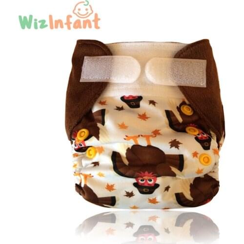 HappyFlute NB&S Pocket&AIO diaper with HEMP insert, fit 0-6 months baby or 6-19lbs baby