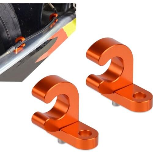 Rear Brake Line Hose Cable Clamp Holder For KTM 620 Duke EGS LC4 EXC 625 640 660 Rally SMC SMS Enduro Supermoto Adventure