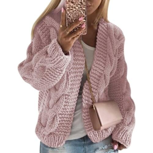 Fad Womens Autumn Spring Knitted Sweaters Short Style Solid Office Ladies Cardigans Female V Neck Long Sleeve Casual Outwear