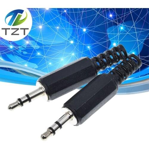 10pcs Black Plastic Pure Copper Conductor Housing Audio Jack Plug Headphone Stereo 3.5mm Male Adapter
