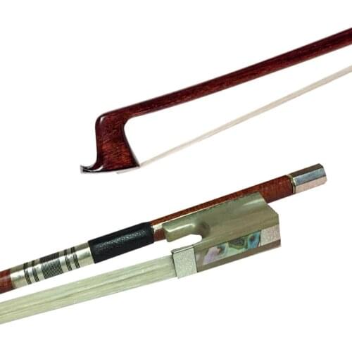 4/4 MASTER Hybrid Carbon Fiber Violin Bow White ox horn fittings Wood skin TOP Performance Lightweight Fast response