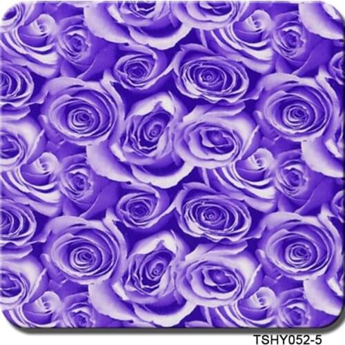 Free shipping 0.5mX2m purple rose hydrographics CSHY052-5 water transfer hydrographics printing film