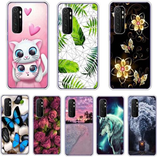 Case For Xiaomi Mi Note 10 Lite Case Mi Note 10Lite Silicone Back Cover Case For Xiaomi Mi Note 10 Lite 6.47" TPU Phone Bumper