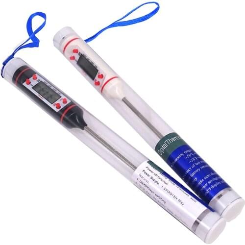 Digital Meat Thermometer Cooking Food Kitchen BBQ Probe Water Milk Oil Liquid Oven Digital Temperaure Sensor Meter TP101