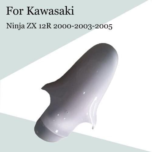 For Kawasaki Ninja ZX 12R 2000-2003-2005 Motorcycle Unpainted Front Mudguard ABS Injection Fairing ZX-12R 00-05 Accessories