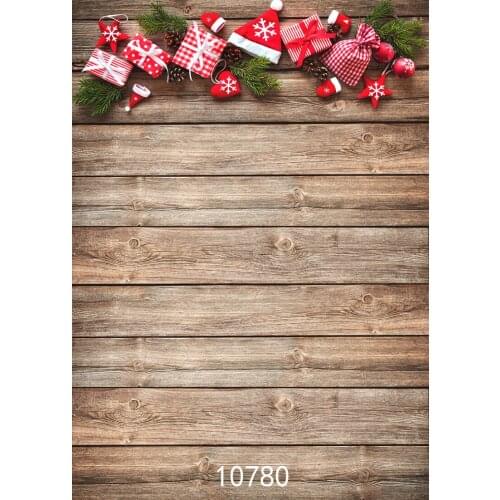 Wooden Floor Backdrop Christmas Photography Backdrops Baby Shower New Born Baby Children and Kid Backgrounds for Photo Studio