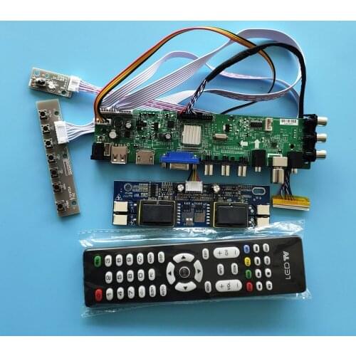 Kit for LM230WF1-TLA7/LM230WF1-TLAA board remote TV USB 4 CCFL 30pin 1920X1080 HDMI VGA Controller Digital LCD Panel DVB-T 23"
