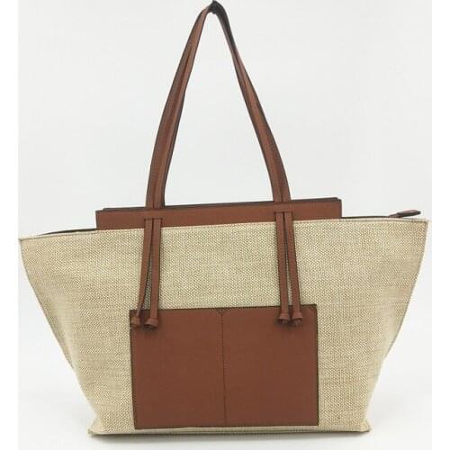 2021 Hot Sale Larger Capacity Panelled Totes for Women Luxury Handbags Women Bags High Quality Canvas Handbags Wallet on Chain