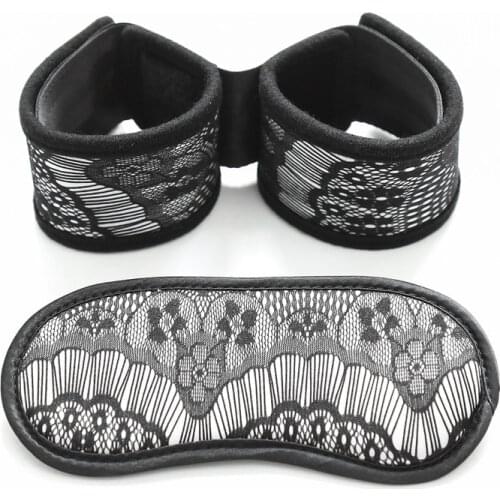 SM Bondage Sex Eye Mask with Handcuffs Blindfold BDSM Women BDSM Erotic Sex Toys for Adults Games Sex Shop for Couple Slave