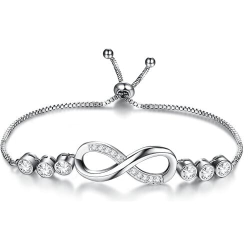 SILVERHOO Copper Bracelet For Women Fashion Accessories High Quality Cubic Zirconia Minority Lady Bracelets Best Selling Gift