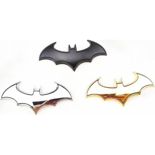 1PC 3D Metal Bat Car Logo Car Sticker for Porsche Cayenne Macan Macan S Panamera Cayman Carrera Porsche911 918 Boxster