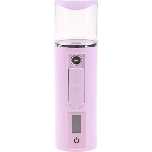 Portable Nanos Mist Sprayer LED Display Facial Body Nebulizer Steamer Moisturizing Skin Care Mini Beauty Instruments Treatment