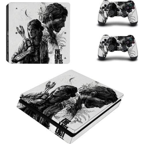 The Last of Us Full Cover PS4 Slim Sticker Play station 4 Skin Sticker For PlayStation 4 PS4 Slim Consol & Controller Skin Vinyl