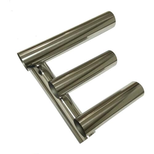 Straight stainless steel pipe 2 inch 51mm 63mm 76mm stainless steel pipe kit car exhaust nozzle