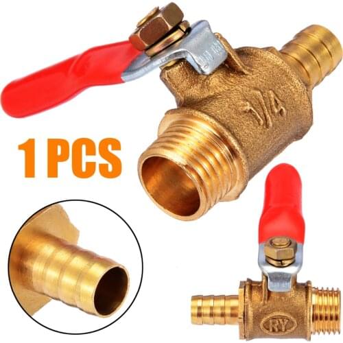 1/4'' PT Male 13mm to 8mm Threaded Ball Valves High Quality 1/4 Ball Valves For Home Tools