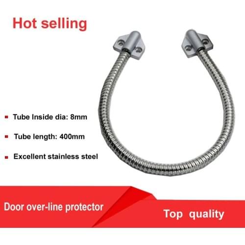 MOUNTAINONE Access control over the line protector door with anti - clip line tube metal exposed stainless steel conduit