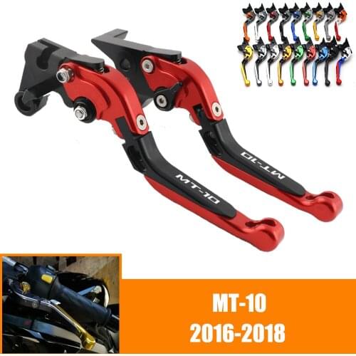 For YAMAHA MT 10 MT10 MT-10 2016 2017 2018 16 17 18 CNC Motorcycle Adjustable Brake Clutch Lever Levers Folding