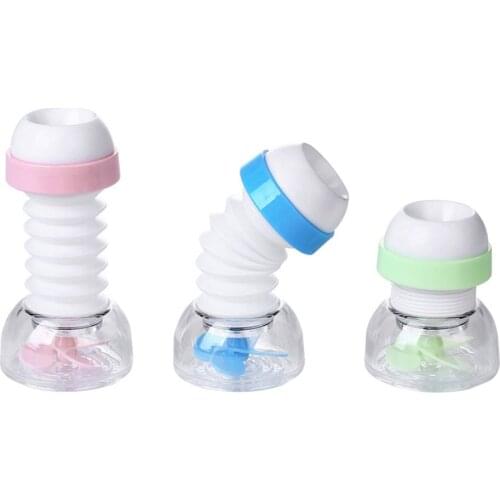 Faucet Splash Regulator Water-saving Shower Bath Valve 360-Degree Rotation PP Filter Devices Flexible Kitchen Faucet Accessories