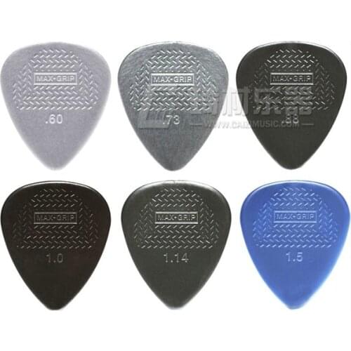 Dunlop Nylon Max Grip Standard Guitar Pick Plectrum Mediator 0.6mm - 1.5mm, 1/piece