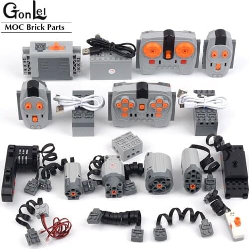 High-Tech Part 8869 Electric Power Functions Pole Reverser/Polarity Switch with Black Lead Parts Toy Compatible with 61929 64228