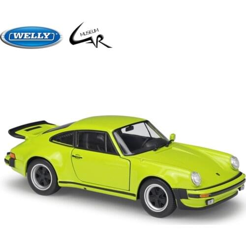 Welly 1:24 Diecast Vehicle Classic Car Metal Model Toy 1974 Porsche 911 Turbo3.0 Sports Car Alloy Birthday Gifts Collection