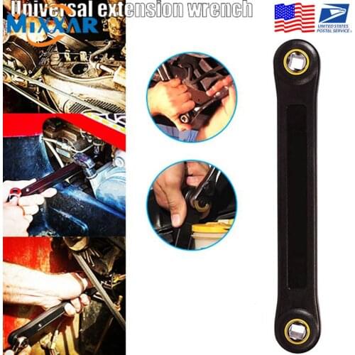 ZK30 Dropshipping Plastic DIY Wrench Adjustable Universal Extension Wrench Automotive 3/8" Tools Hand Tool for Replacement Parts
