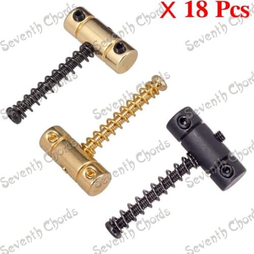 18 Pcs Vintage TL Electric Guitar Bridge String Saddles