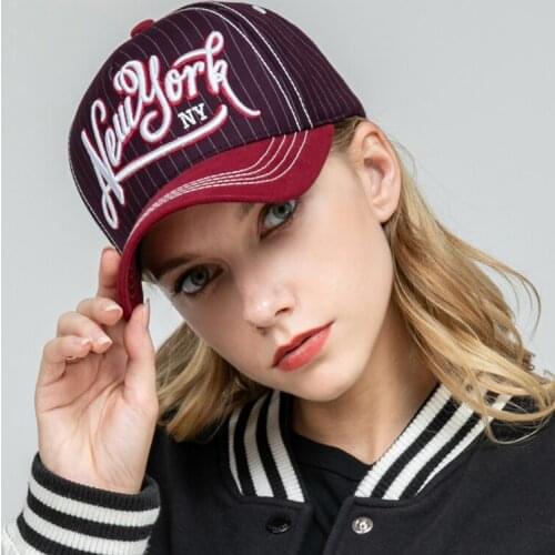 MINAKOLIFE Newyork letter 3D embroidery retro baseball cap fitted cap snapback hat for men women gorras casquette