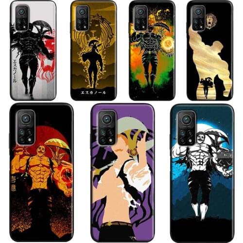 Escanor The Seven Deadly Sins Phone Case For POCO X3 M3 Pro F2 F3 Cover For Xiaomi Mi 10T Pro Note 10 Lite Mi 11 Ultra