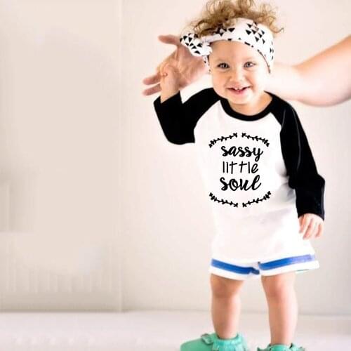 Toddler Graphic Tee Baby Girl Ralgan Tee Shirt Back To School TShirt Baby Shower Gift Toddler Girl Tops Funny Toddler Shirts