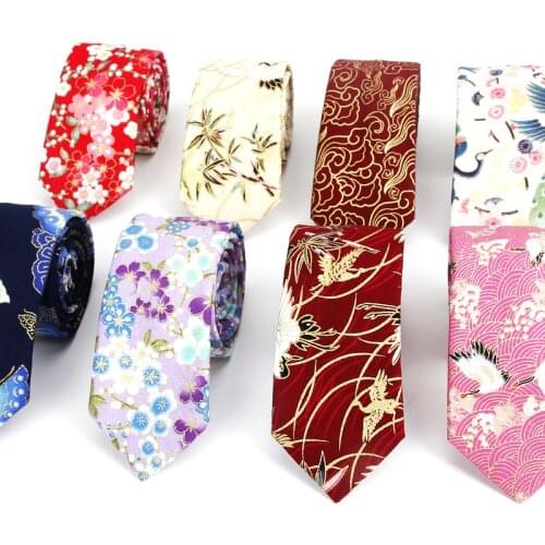 Floral Ties Brand for Men Causal Suit Cotton Tie 6cm Width Gravata Fashion Male Printed Bow Neck Ties Wedding Corbata Neckties