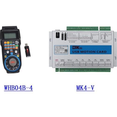 Good price 4axis mach3 cnc controller breakout borad and usb wireless mpg pendant 2000KHZ with one year warranty