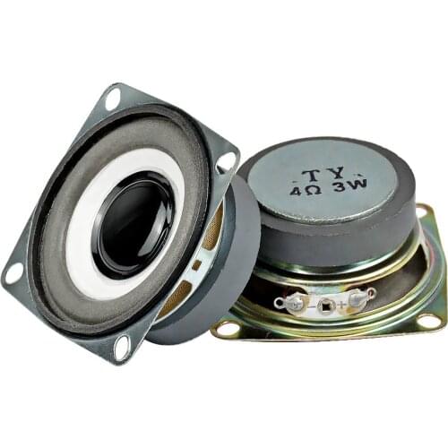 AIYIMA 2Pcs 2.5Inch Audio Portable Speaker Driver 4Ohm 3W 40 Magnetic Tweeter Loudspeaker DIY Music Player Parlante Speakers