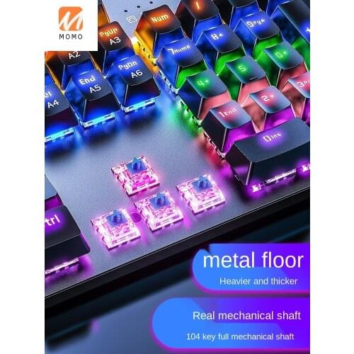 V910 Mechanical Keyboard Keyclick Linear Action Desktop and Notebook Computer Mouse Set Office Typing Wired