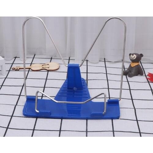 Adjustable Angle Metal Book Stand Fordable Portable Document Book-Reading Holder 32CB