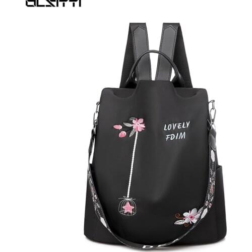 OLSITTI Fashion Anti Theft Backpack Waterproof Oxford Cloth Book Bags for Women 2021 Designer High Quality Travel Backpacks