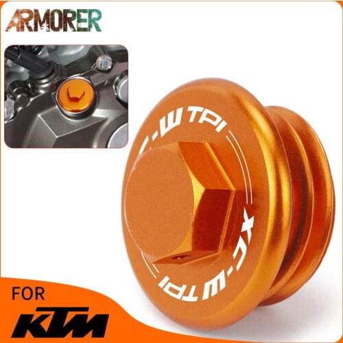 Crankcase Engine Oil Filler Plug Cap For KTM 150 250 350 XC-W TPI XCW XC W TPI XCW-TPI Motorcycle Accessories 2018 2019 2020