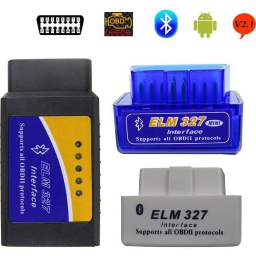 New Mini Elm327 Bluetooth OBD2 V2.1 ELM 327 V 2.1 OBDII Adapter Car Diagnostic Tool Scanner Elm-327 OBD 2 Auto Diagnostic-Tool