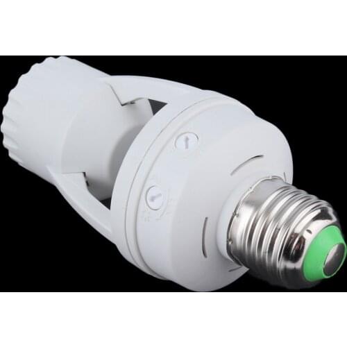 E27 Plug Socket Switch Base Led Bulb light Lamp Holder AC 110-220V 360 Degrees PIR Induction Motion Sensor IR infrared Human