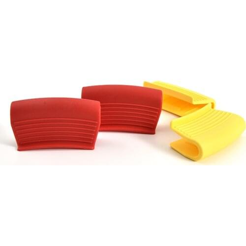 1Pc Reusable Non Stick Heat Resistant Pot Clips Heat Resistant Gloves Silicone Oven Mitts Kitchen Gloves Baking Accessories