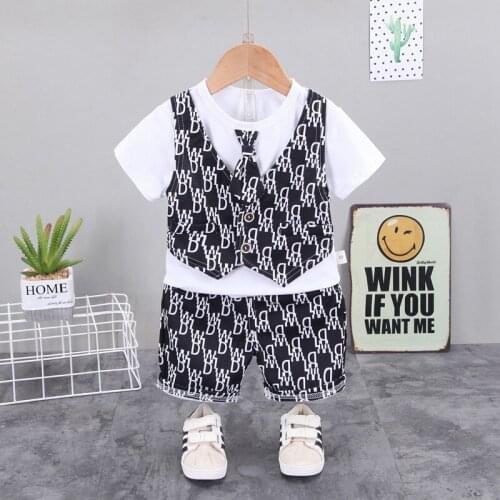 Boys Sports Summer Clothing Sets Children Casual Vest Shorts Tracksuits For Baby Boys Kids Basketball Clothes Toddler Suits 4Y