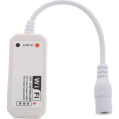 LED WiFi Remote Controller Works with Alexa/Google Home Voice Control for 5050/3528 RGB LED Strip Lights Change/Dimmer/Timer/Sou