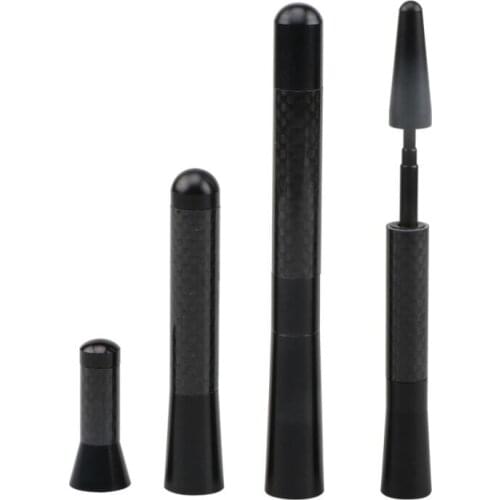 Universal Retractable Carbon Fiber Car Roof Radio Antenna Signal Antenna Extended Auto Audio Antennas
