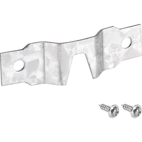 Uxcell Picture Hanger Plate, 52mm x 15mm U Type Hook for Frames with Screws, 10 Pcs (Radium)